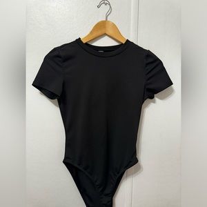Black high neck bodysuit